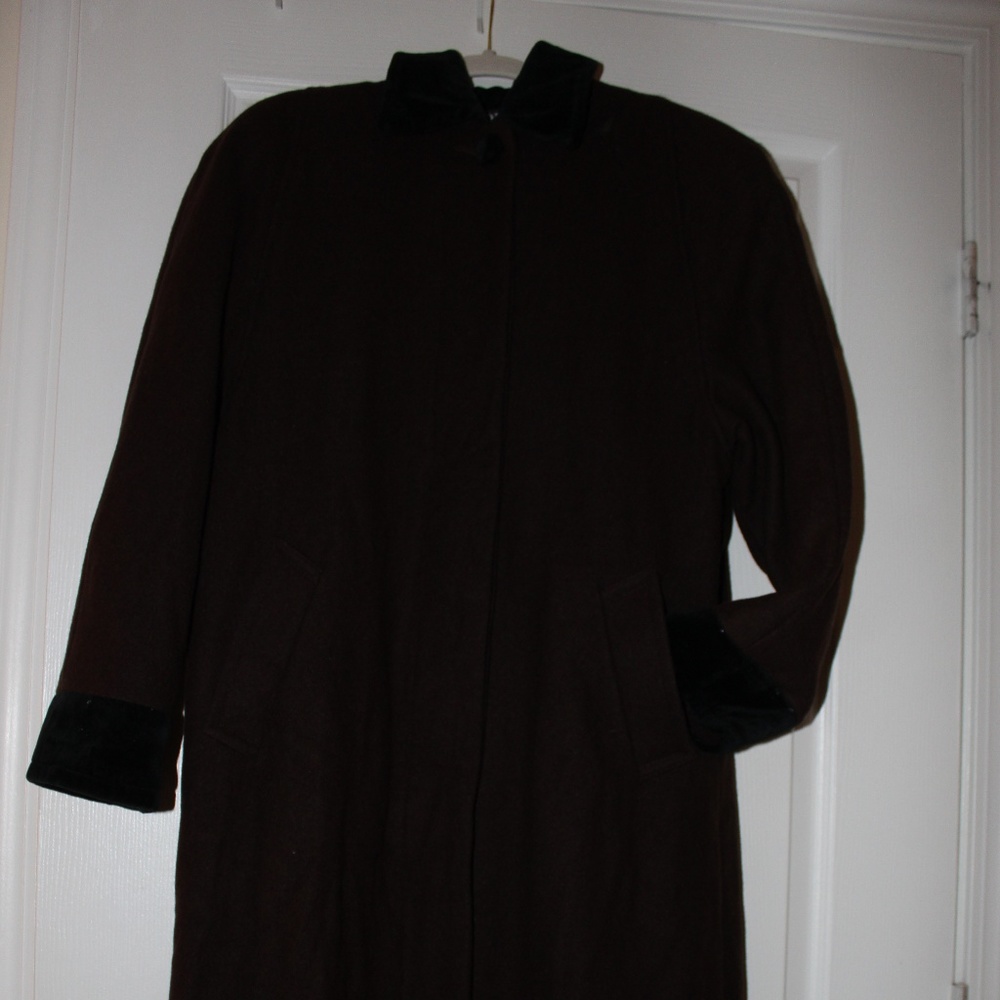 Vintage Jofeld Winter Wool Coat - Brown